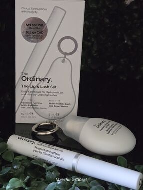 The Ordinary | The Lip & Lash Set | NIB Full Size Serum & Balm